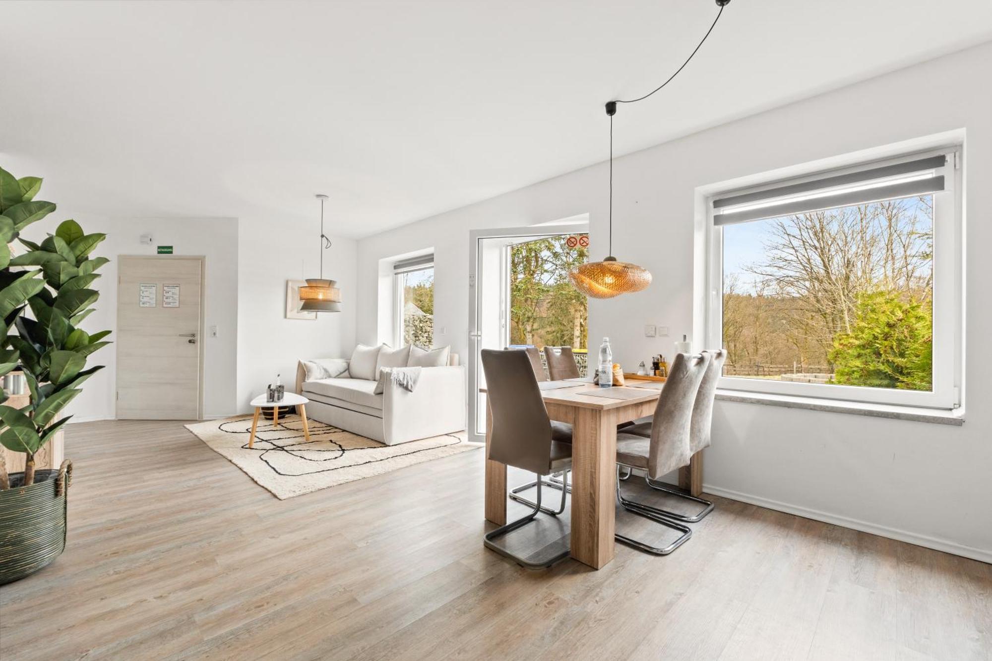 Greenhouse Living Apartment Fagus Mit Terrasse Und Feuerstelle - 6 Minuten Nach Winterberg - 4 Minuten Zur Ruhrquelle - Wandern - Mountainbike Fahren - Reisen Mit Hund & Natur Geniessen Medebach Esterno foto